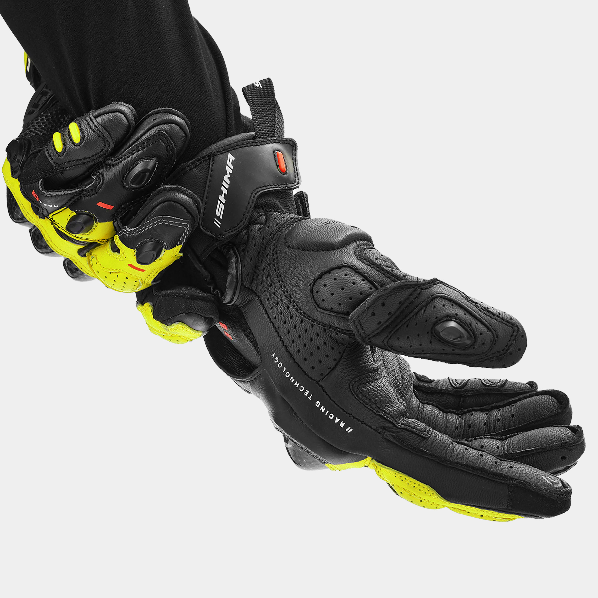 Мото ръкавици SHIMA XRS-3 FLUO — снимка 3