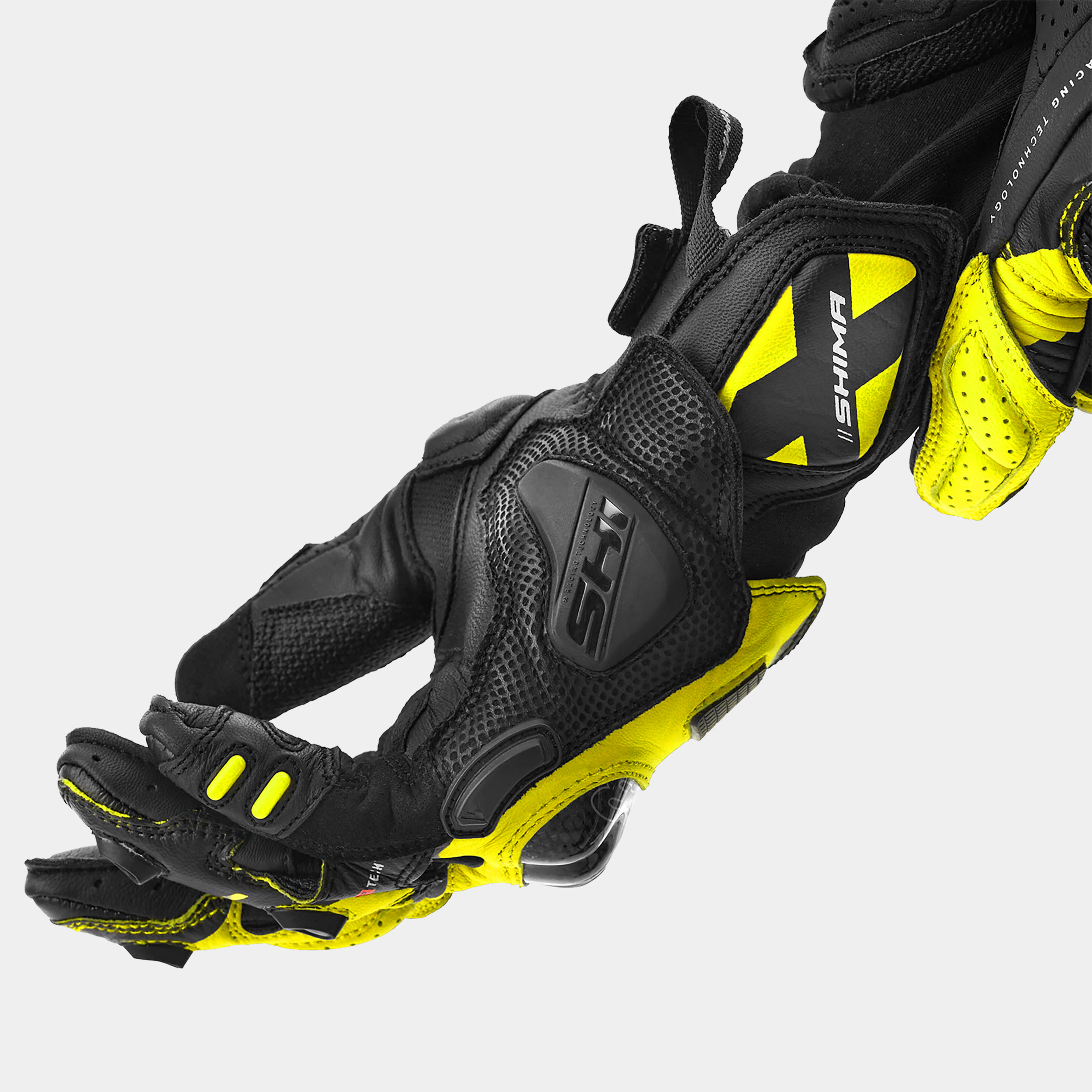 Мото ръкавици SHIMA XRS-3 FLUO — снимка 4