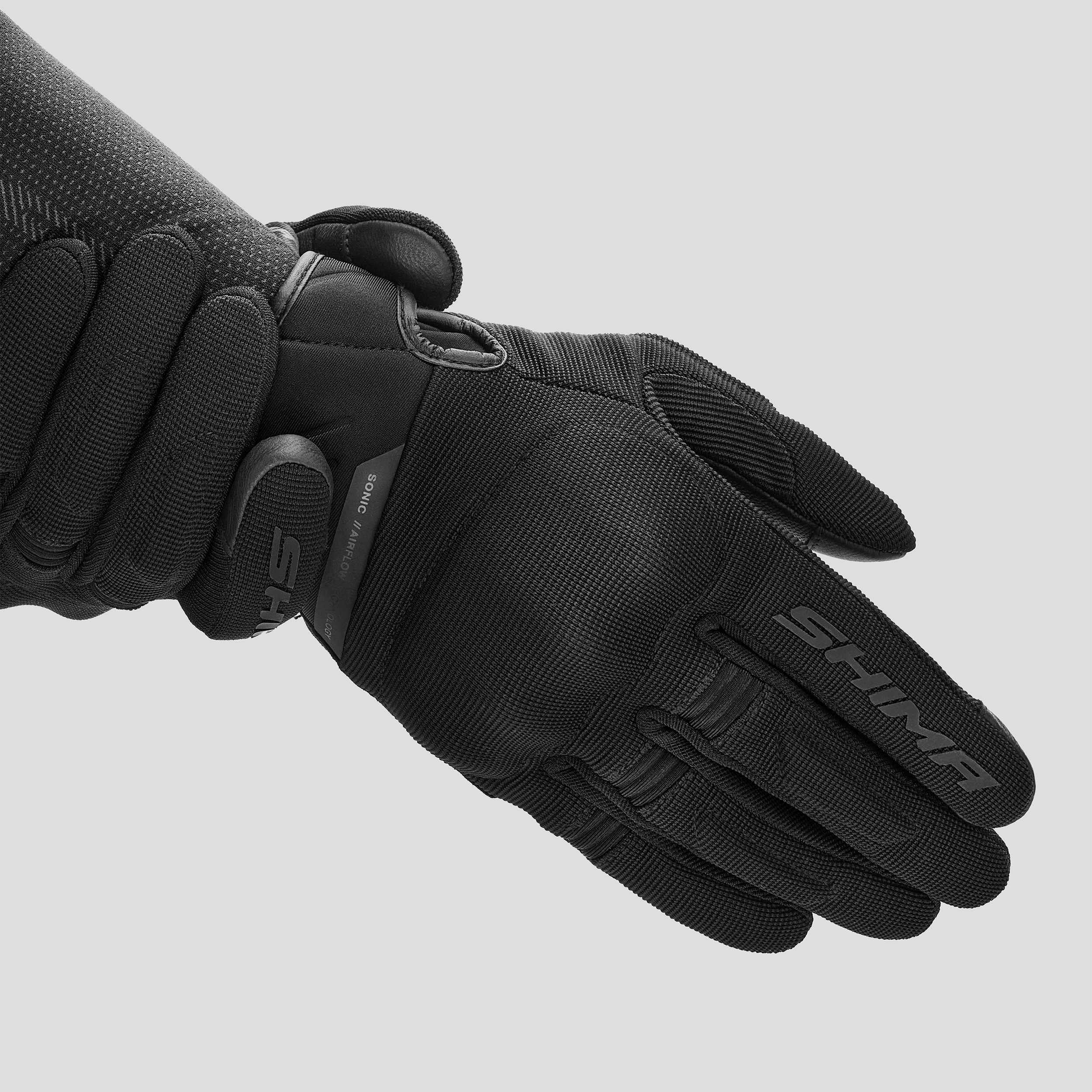 Мото ръкавици SHIMA SONIC BLACK — снимка 4