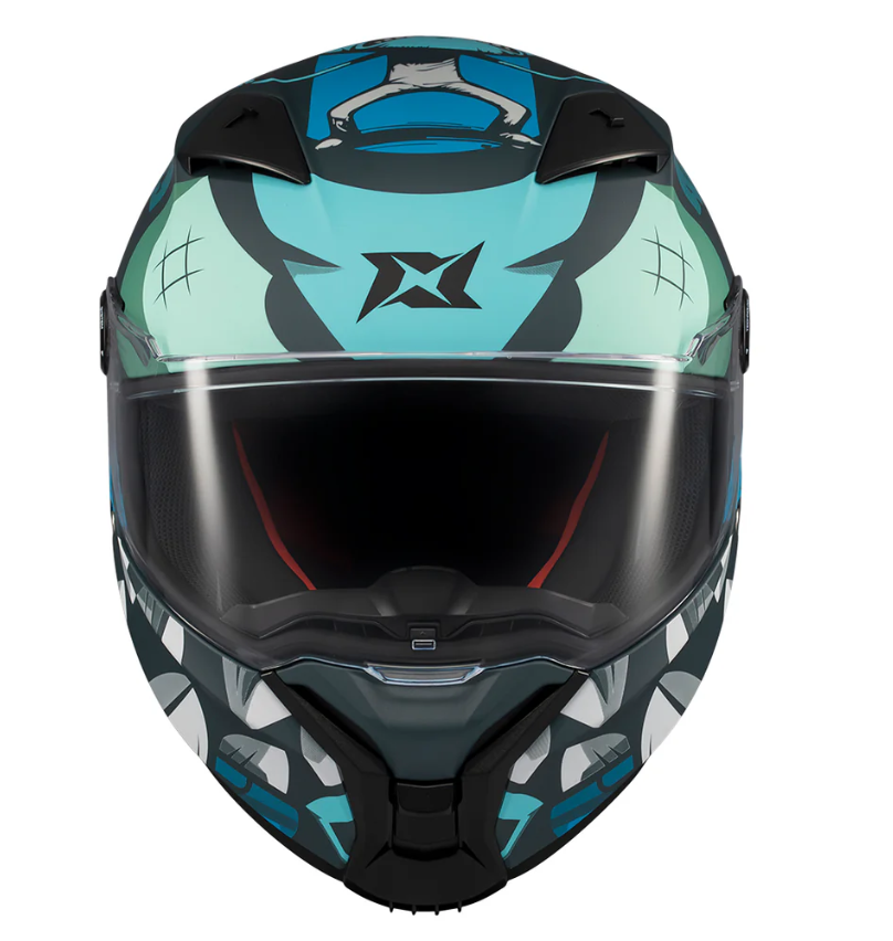 Каска AXXIS FENIX ANGRY FACE C7 MATT — снимка 3