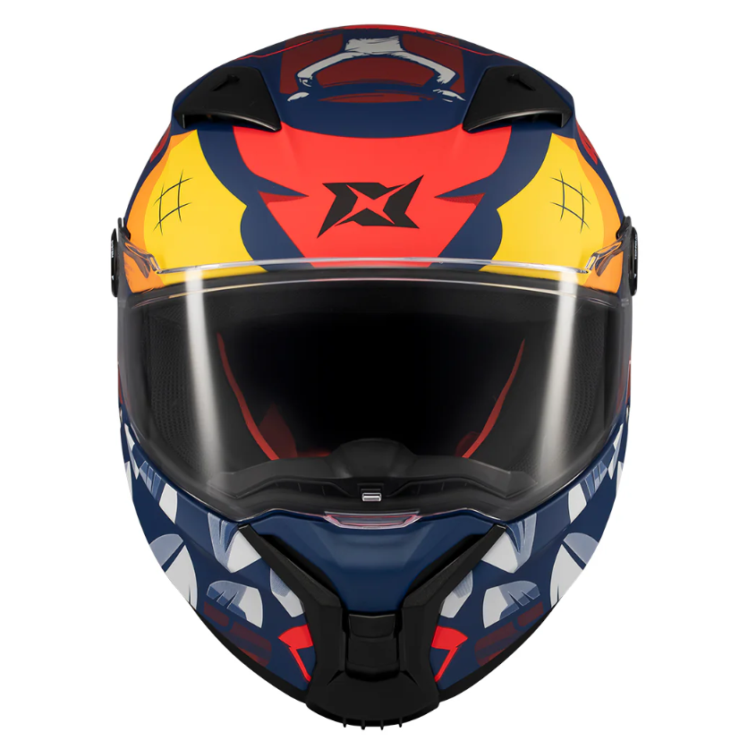 Каска AXXIS FENIX ANGRY FACE C5 MATT — снимка 4