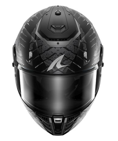 Каска SHARK SPARTAN RS CARBON REPTAIA МАТ — снимка 2