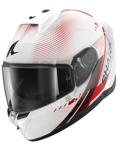 Каска SHARK SKWAL i3  SPEED-TECH BLACK/RED/WHITE