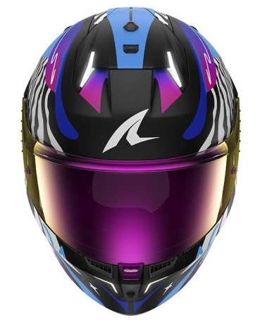 Каска SHARK SKWAL i3 SPEED-FANCY BLACK/BLUE/PURPLE — снимка 2