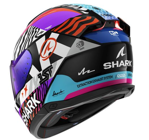 Каска SHARK SKWAL i3 SPEED-FANCY BLACK/ORANGE/PURPLE/WHITE — снимка 3