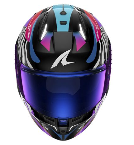 Каска SHARK SKWAL i3 SPEED-FANCY BLACK/ORANGE/PURPLE/WHITE — снимка 2