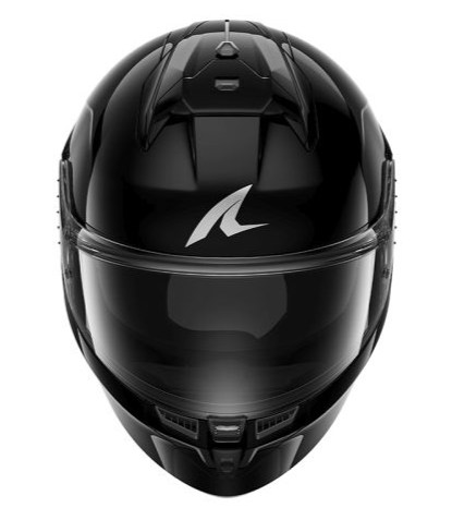 Каска SHARK CUP SKWAL BLANK BLACK GLOSS — снимка 2