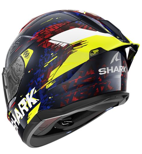 Каска SHARK SKWAL CUP SPEED-VIB BLUE/RED/YELLOW — снимка 3