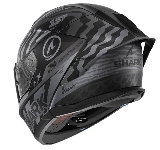 Каска SHARK SKWAL CUP SPEED-FANCY MAT BLACK/GREY — снимка 3