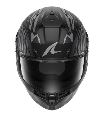 Каска SHARK SKWAL CUP SPEED-FANCY MAT BLACK/GREY — снимка 2