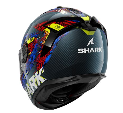 Каска SHARK SPARTAN GT PRO CARBON SPEED-VIB BLACK/BLUE/RED — снимка 3