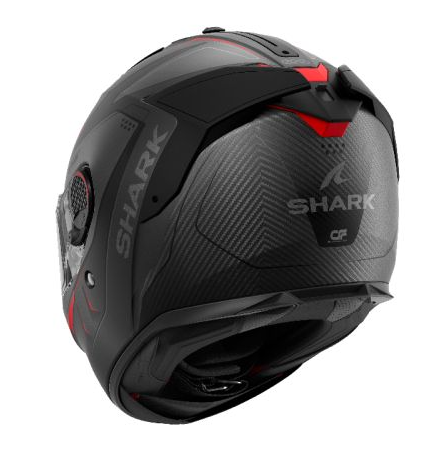 Каска SHARK SPARTAN GT PRO CARBON MEKARIUM МАТ BLACK/GREY/RED — снимка 3