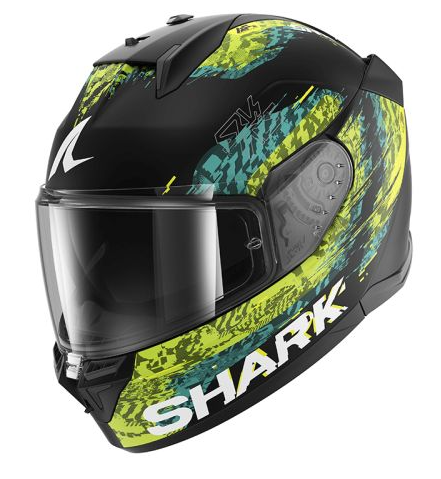 Каска SHARK D-SKWAL 3 SPEED-VIB BLACK/BLUE/YELLOW