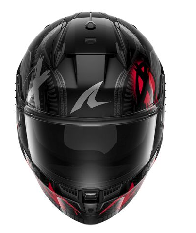 Каска SHARK D-SKWAL 3 SHIEVER BLACK/GREY/RED — снимка 3