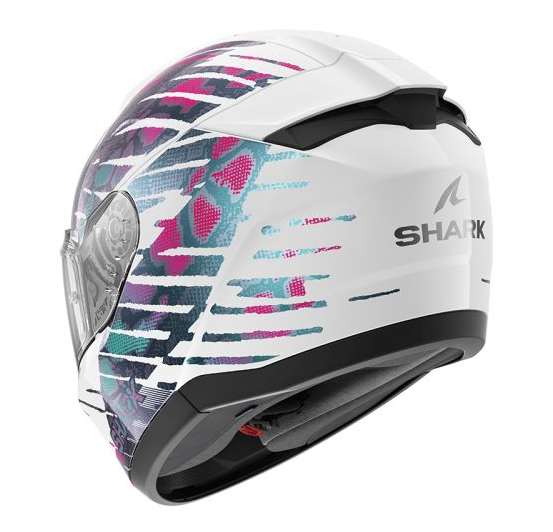 Каска SHARK RIDILL 2 REPTAIA BLUE/PURPLE/WHITE — снимка 3