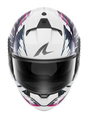 Каска SHARK RIDILL 2 REPTAIA BLUE/PURPLE/WHITE — снимка 2