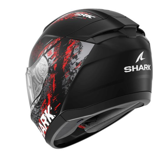 Каска SHARK RIDILL 2 SPEED-VIB BLACK/GREY/ORANGE — снимка 3