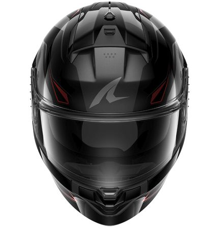 Каска SHARK RIDILL 2 MEKARIUM BLACK/GREY/RED — снимка 2