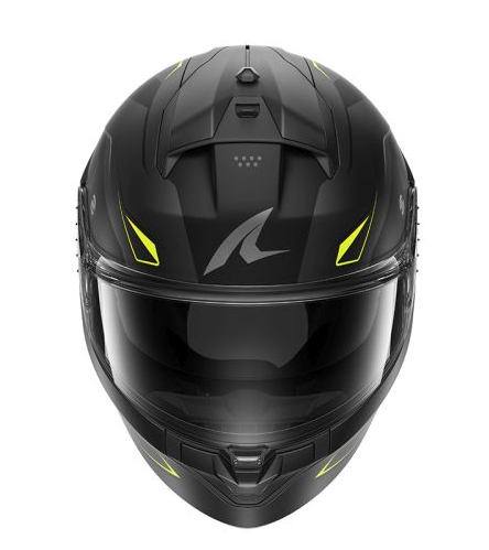 Каска SHARK RIDILL 2 MEKARIUM MAT BLACK/GREY/YELLOW — снимка 2