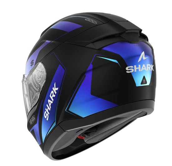 Каска SHARK RIDILL 2 MEKARIUM MAT BLACK/BLUE — снимка 3