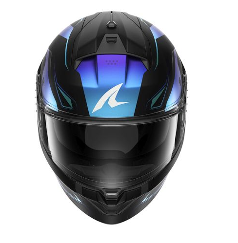 Каска SHARK RIDILL 2 MEKARIUM MAT BLACK/BLUE — снимка 2