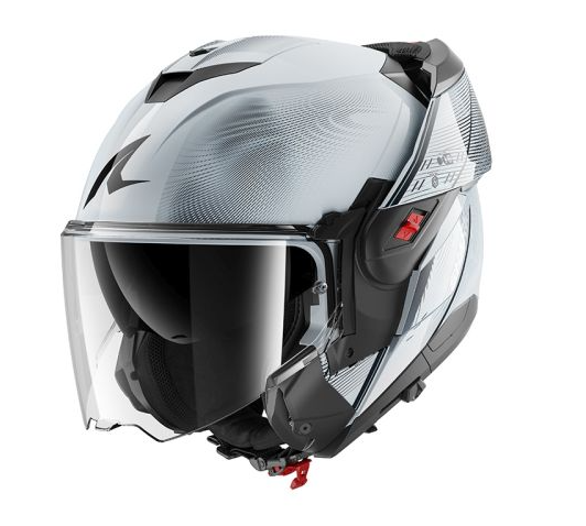 Модуларна каска SHARK OXO SPEED-TECH GREY/WHITE_3