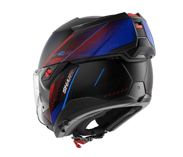 Модуларна каска SHARK OXO SPEED-TECH BLACK/BLUE/RED — снимка 2