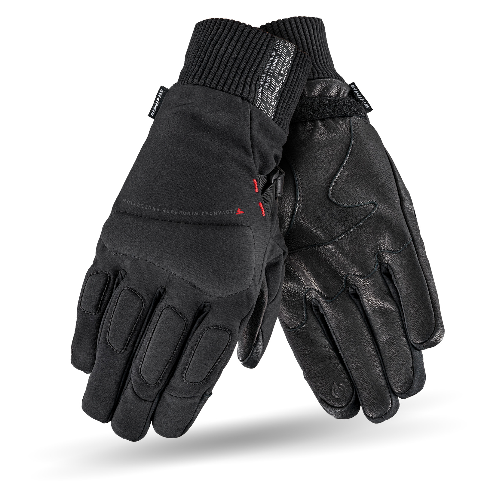 Мото ръкавици SHIMA OSLO WIND BLACK