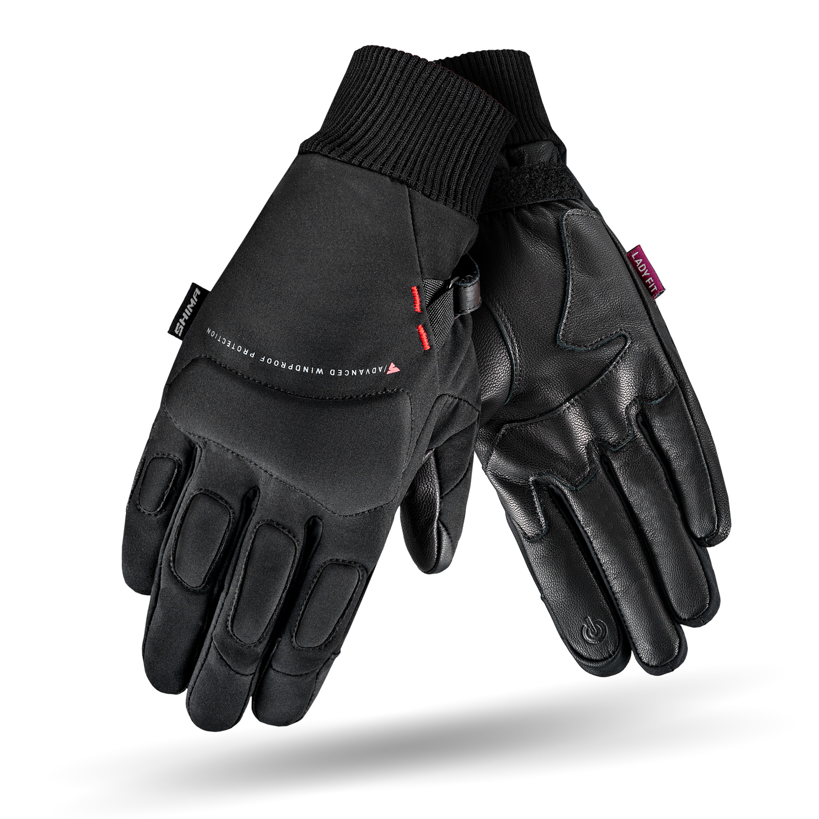 Дамски ръкавици SHIMA OSLO WIND BLACK