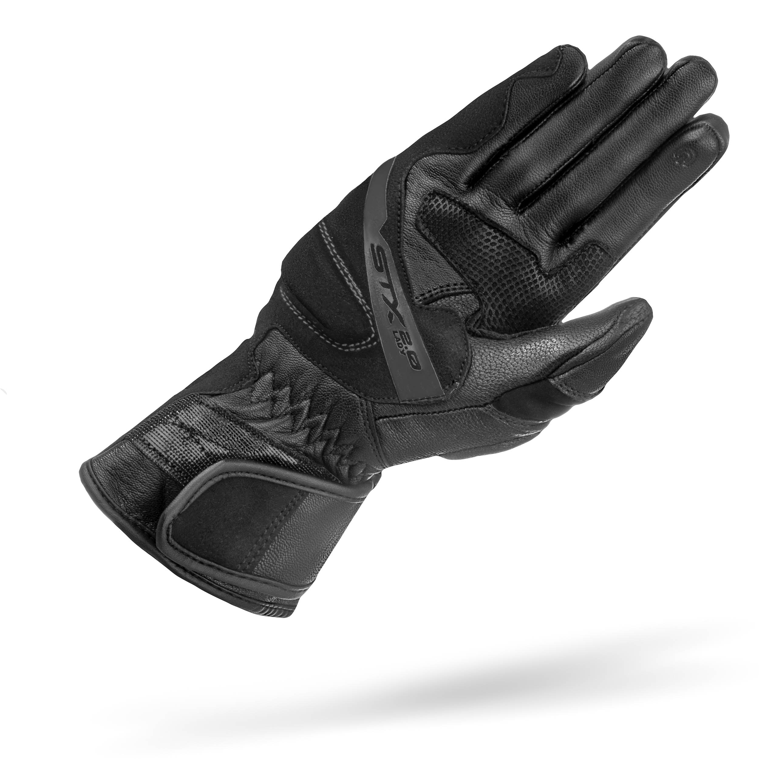 Дамски мото ръкавици SHIMA STX 2.0 BLACK — снимка 2