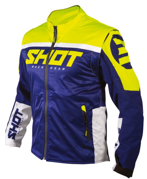 Софтшел яке SHOT Lite 2.0 Navy Neon Yellow
