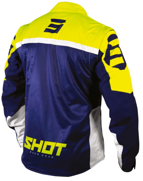 Софтшел яке SHOT Lite 2.0 Navy Neon Yellow — снимка 2
