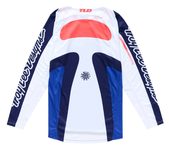 Мотокрос джърси TROY LEE DESIGNS GP Pro Frames Jersey - Navy/White — снимка 2