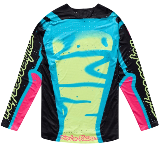 Mотокрос джърси TROY LEE DESIGNS SSE Ultra Membrane Jersey - Black/Yellow — снимка 2