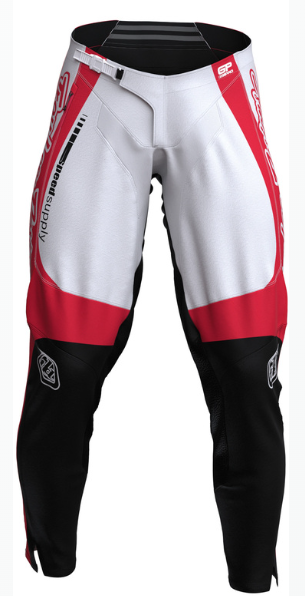 Мотокрос брич TROY LEE DESIGNS GP Pro Frames - White/Red — снимка 4