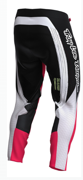 Мотокрос брич TROY LEE DESIGNS SE Pro Stripes Pants - Infra Red/Black — снимка 2