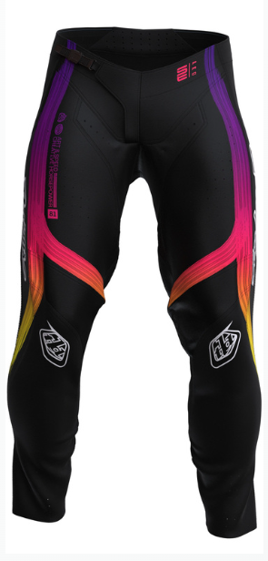 Мотокрос брич TROY LEE DESIGNS SE Pro Stripes Pants - Black/Multi — снимка 4
