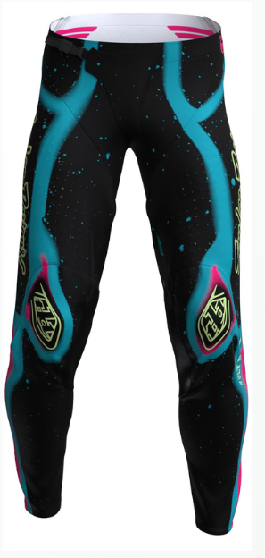 Мотокрос брич TROY LEE DESIGNS SE Ultra Membrane Pants - Black/Yellow — снимка 4