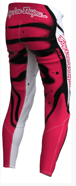 Мотокрос брич TROY LEE DESIGNS SE Ultra Membrane Pants - White/Infra Red — снимка 2