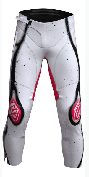 Детски мотокрос брич TROY LEE DESIGNS GP Pro Membrane - White/Infra Red — снимка 3