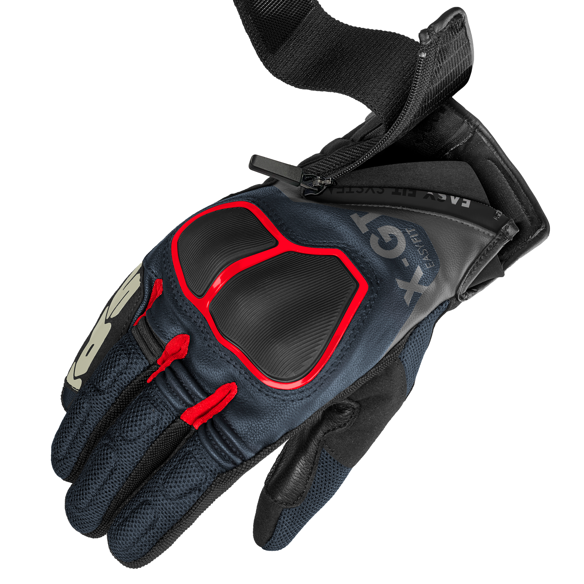 Мото ръкавици SPIDI X GT BLACK/BLUE — снимка 2