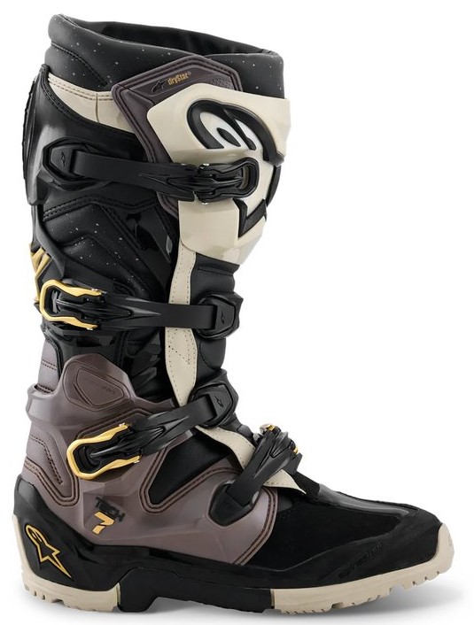 Мотокрос ботуши ALPINESTARS TECH 7 ENDURO Drystar BLACK/GRAY/GOLD — снимка 2
