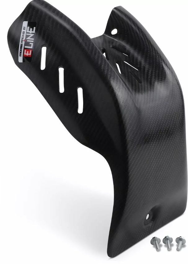 Протектор двигател MOOSE RACING SKID PLATE CARBN FIB HUSQ — снимка 2