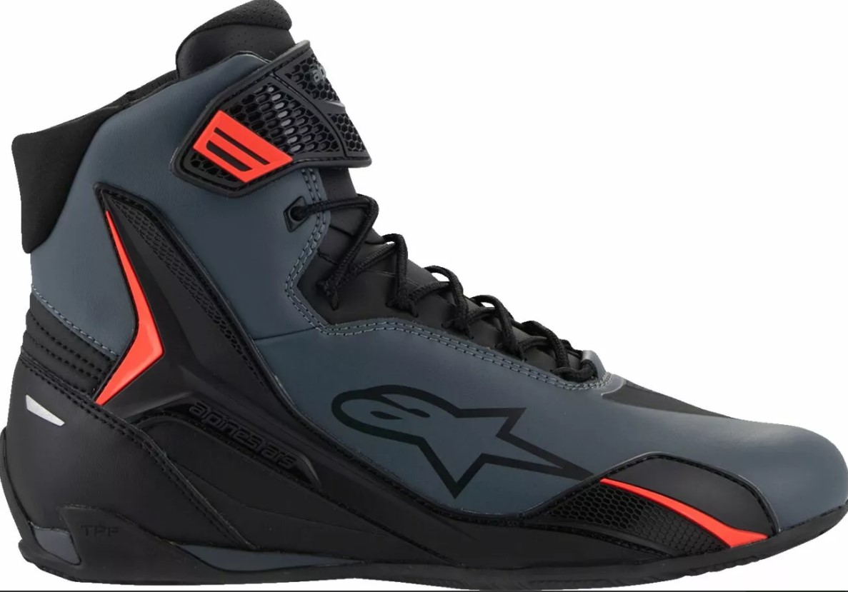 Мото боти ALPINESTARS FASTER-4 BLK/GRY/RD — снимка 4