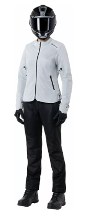 Дамско лятно мото яке ALPINESTARS STELLA C-1 AIR SILVER — снимка 2