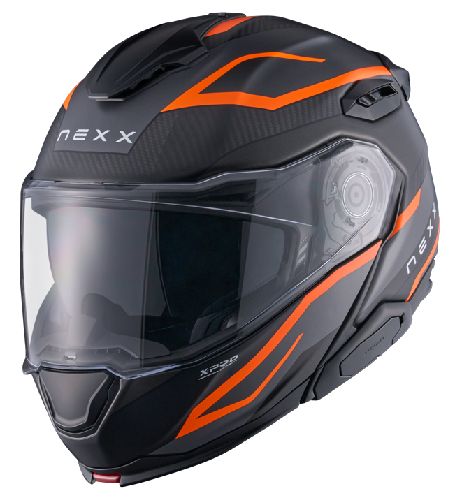 Каска NEXX X.LIFETOUR FLIP UP PRO MILE ORANGE GRAY — снимка 2