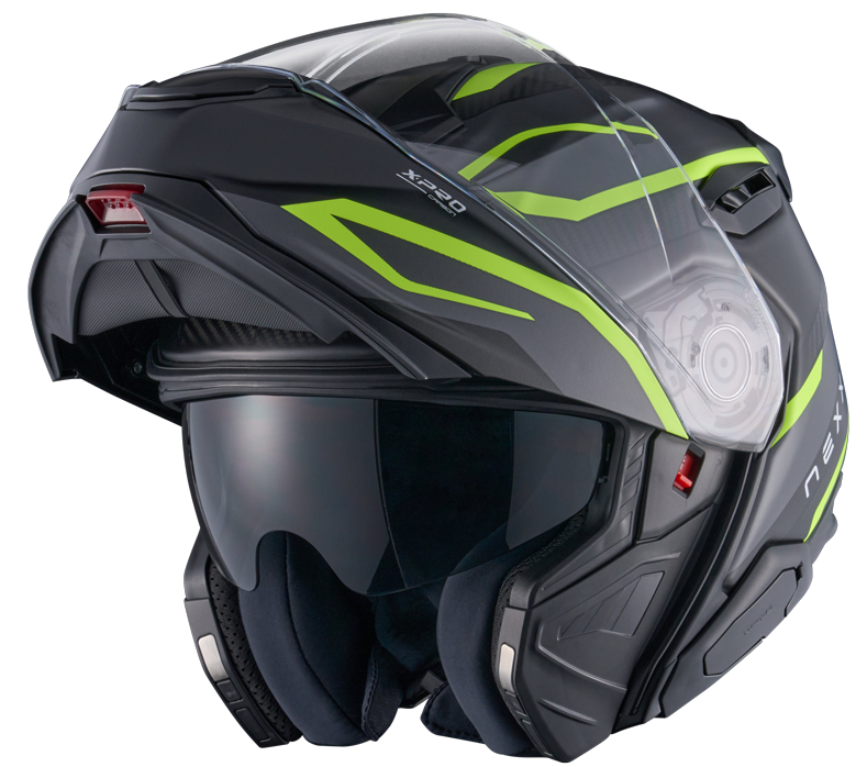 Каска NEXX X.LIFETOUR FLIP UP PRO MILE NEON GRAY — снимка 2