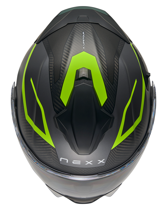 Каска NEXX X.LIFETOUR FLIP UP PRO MILE NEON GRAY — снимка 3