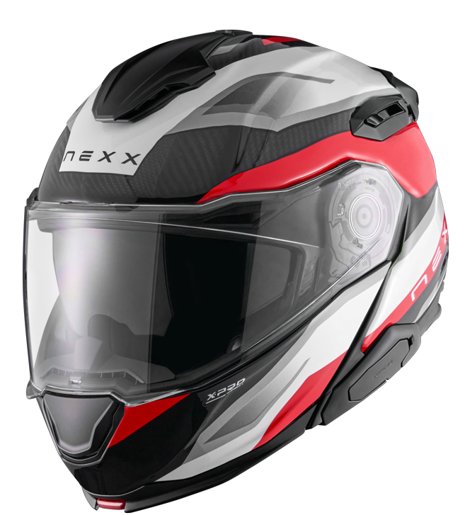 Каска NEXX X.LIFETOUR FLIP UP PRO MILE WHITE RED — снимка 3