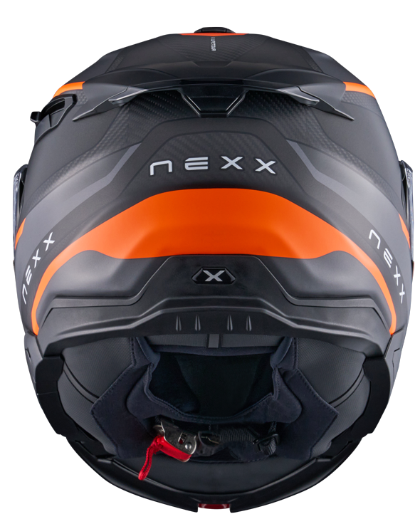 Каска NEXX X.LIFETOUR FLIP UP PRO MILE ORANGE GRAY — снимка 5